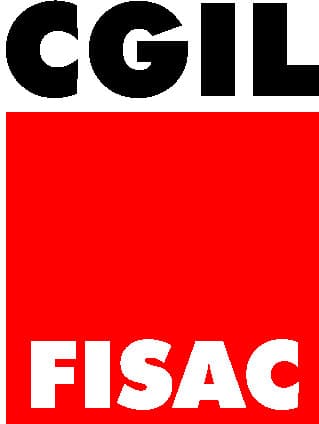 Logo di CGIL Fisac, realizzatore del report