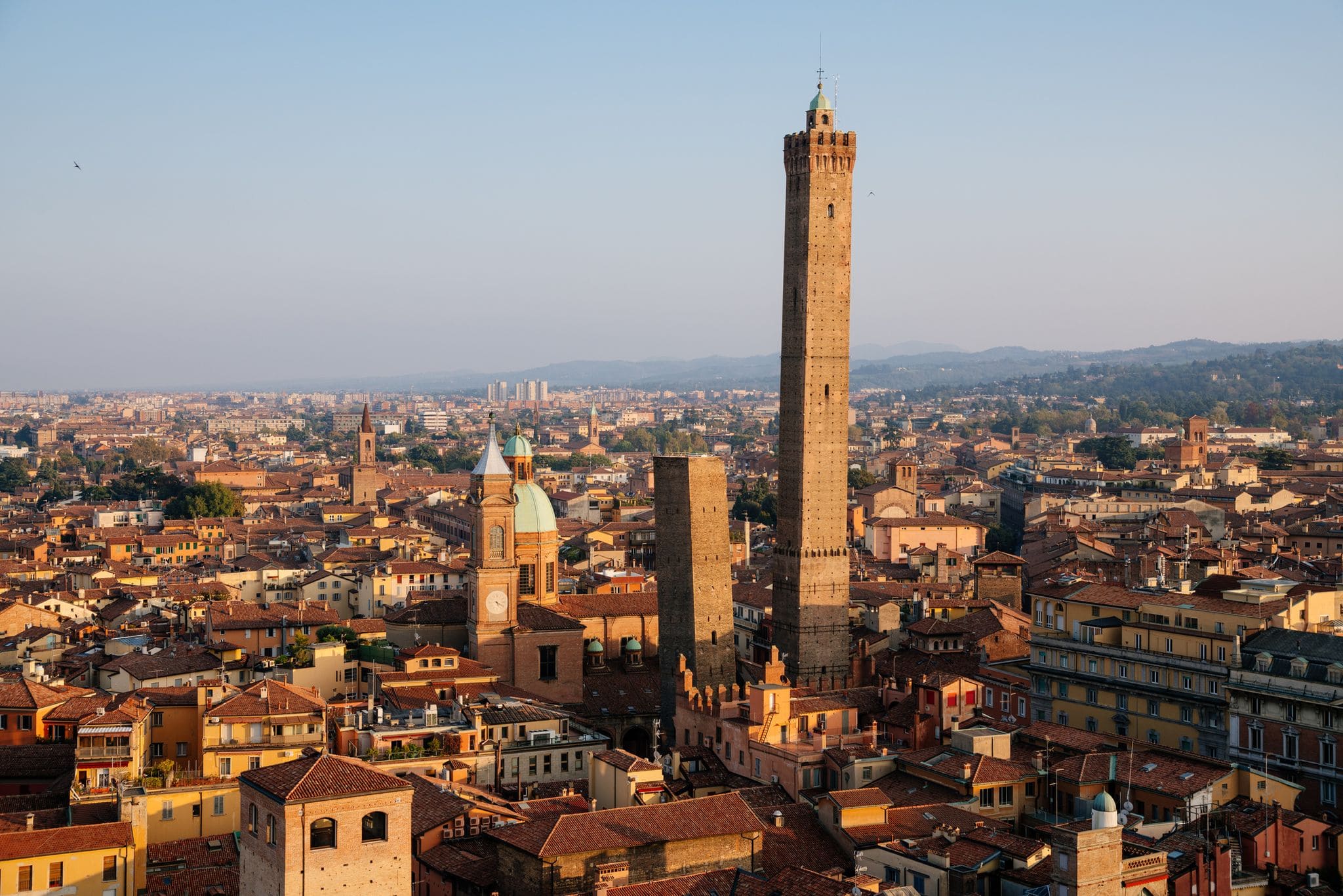 Vista panoramica della città di Bologna