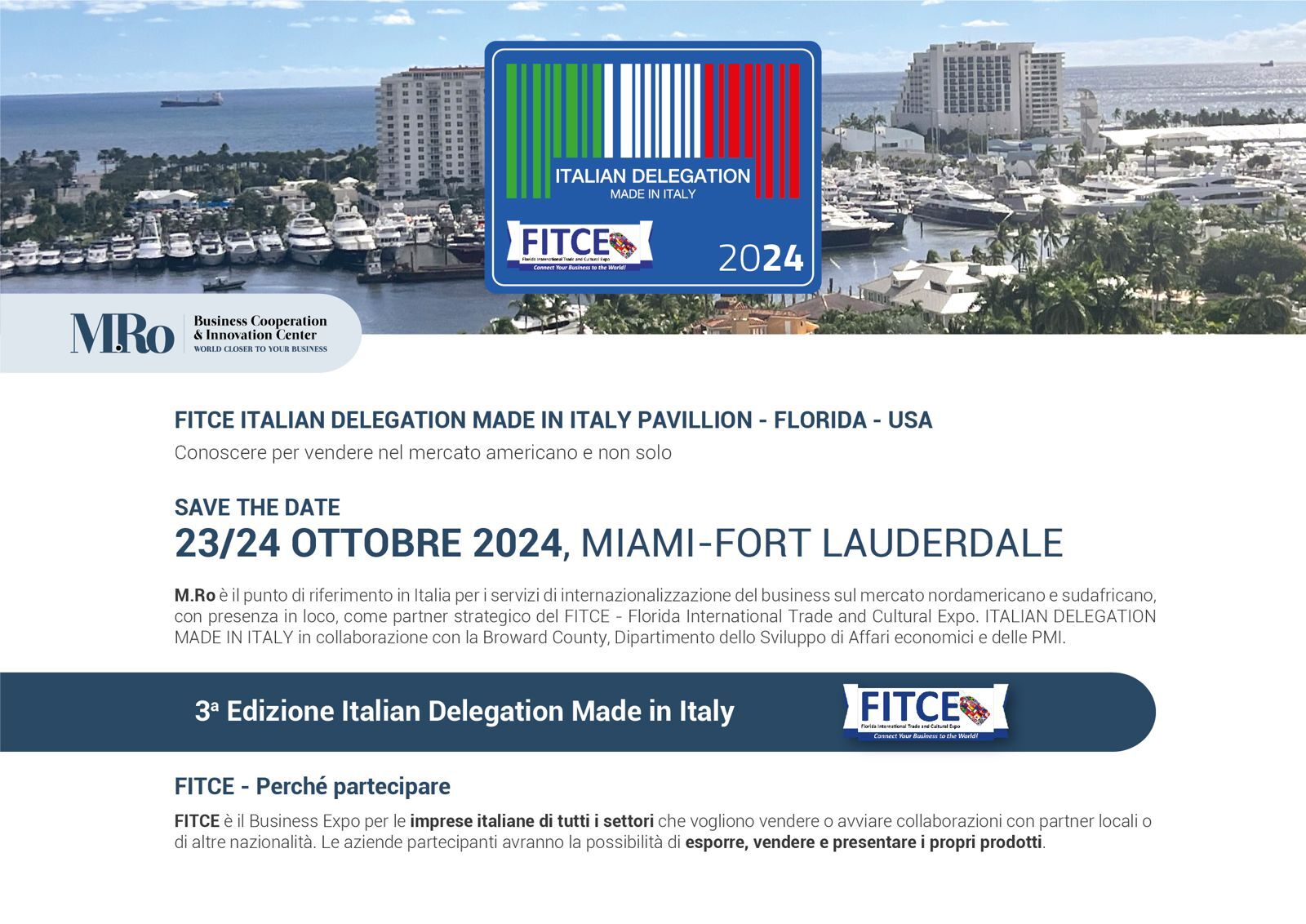 Il Padiglione "Made in Italy" al FITCE 2024 promuove eccellenze del Lazio, aprendo nuove opportunità commerciali negli USA.